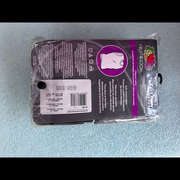 FRUIT OF THE LOOM 2 MUSCLES SHIRTS - Picture 2 of 8